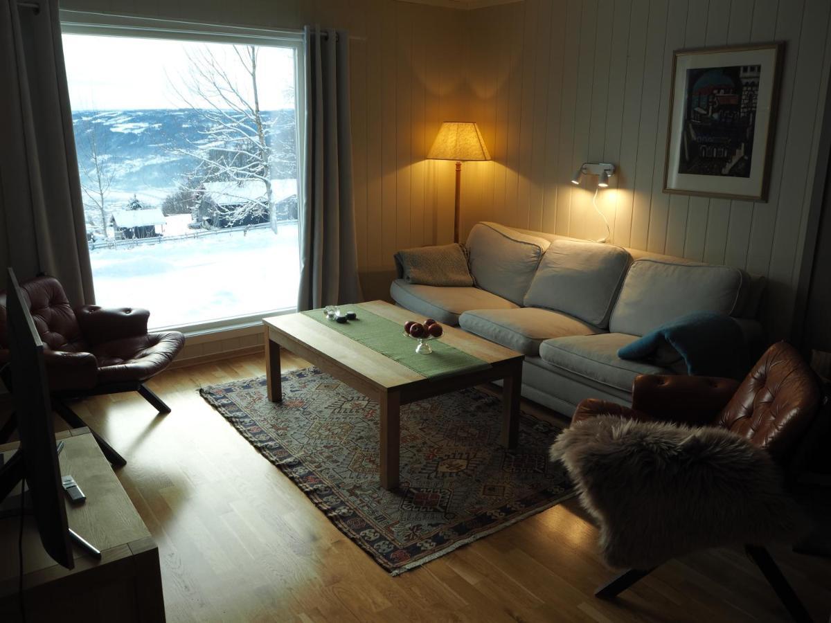 Cabin With Great View Close To Town And Ski Area 릴레함메르 외부 사진