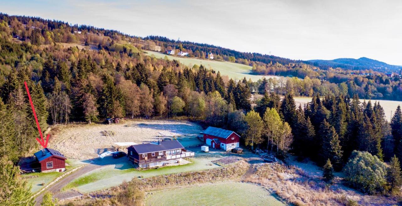 Cabin With Great View Close To Town And Ski Area 릴레함메르 외부 사진
