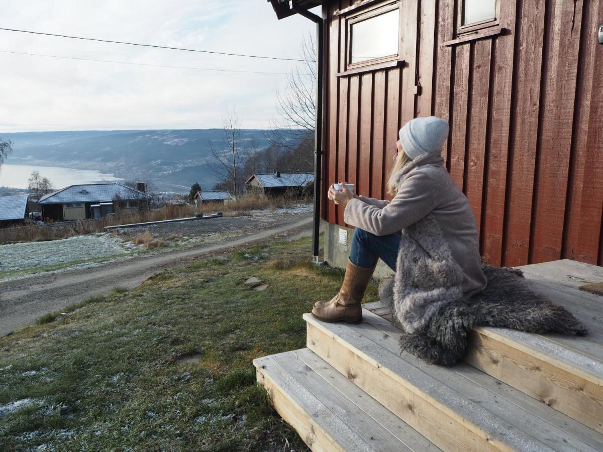 Cabin With Great View Close To Town And Ski Area 릴레함메르 외부 사진