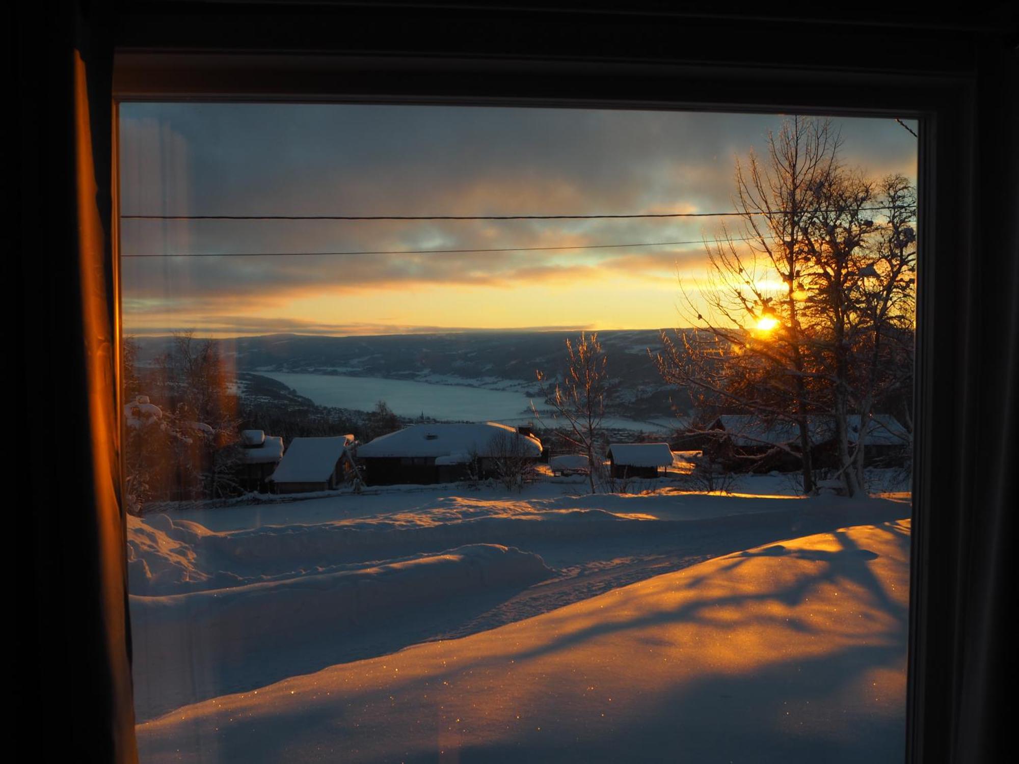 Cabin With Great View Close To Town And Ski Area 릴레함메르 외부 사진