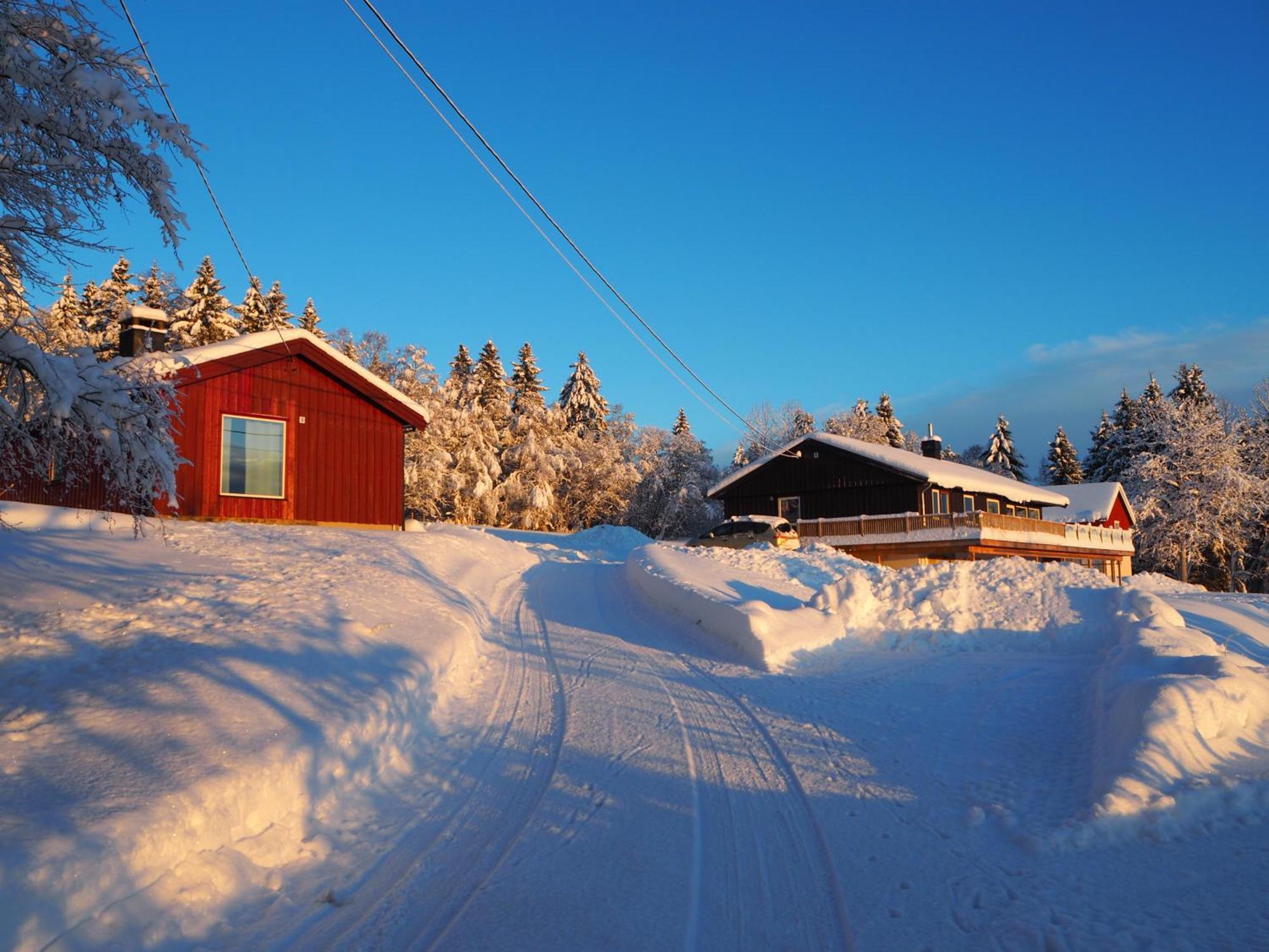 Cabin With Great View Close To Town And Ski Area 릴레함메르 외부 사진
